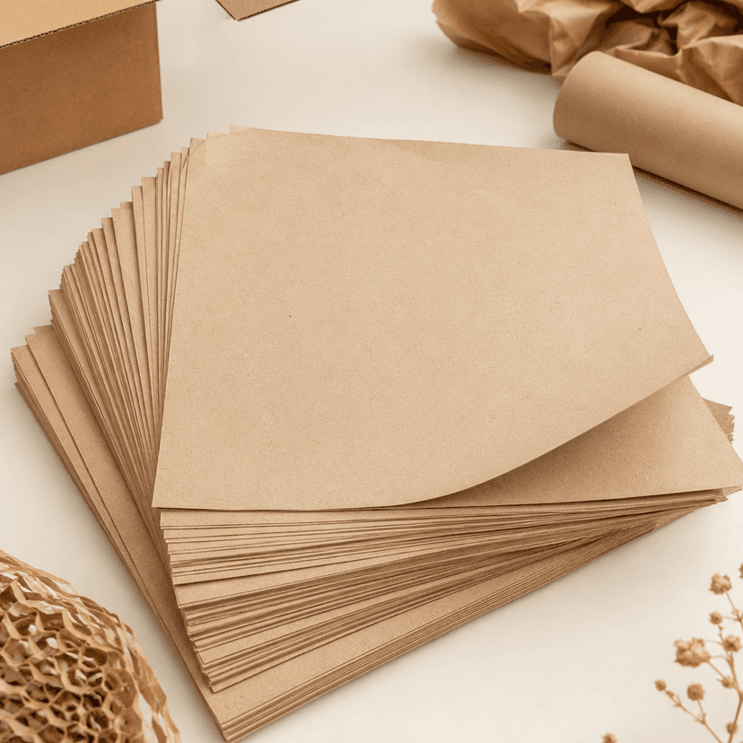Recycled Packing Paper Sheets