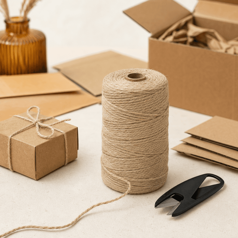 Cotton Twine Spool + Cutter
